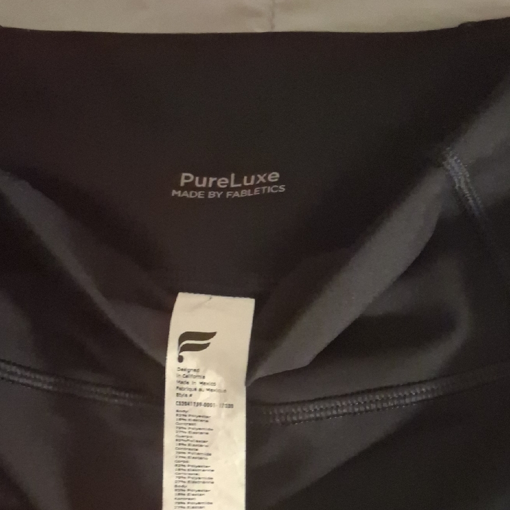 Fabletics PureLuxe High-Rise Black Leggings